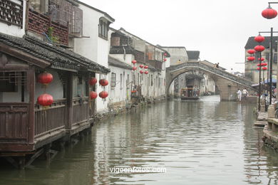 Canais de Suzhou . 