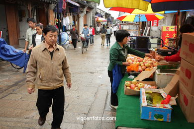 Mercado tradicional . 