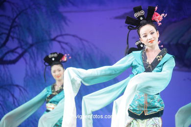 Traditional Dance Spectacle in China. 