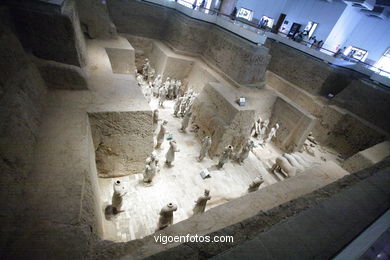 Museo Guerreros Terracota. Fosa 3. 