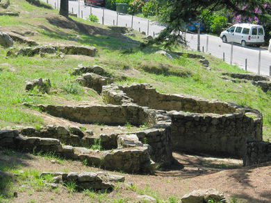 Excavaciones del Castro del parque del Castro. 