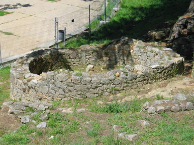 Excavaciones del Castro del parque del Castro. 