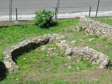 Excavaciones del Castro del parque del Castro. 