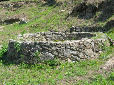Excavaciones del Castro del parque del Castro.