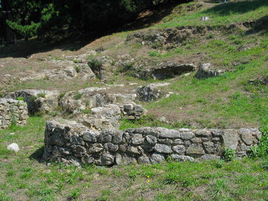 Excavaciones del Castro del parque del Castro.