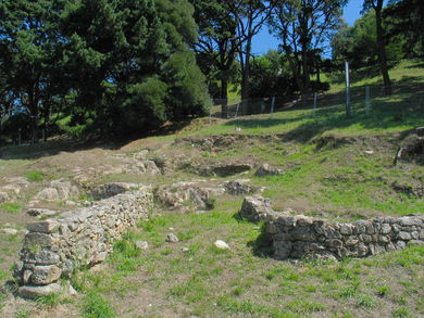 Excavaciones del Castro del parque del Castro.