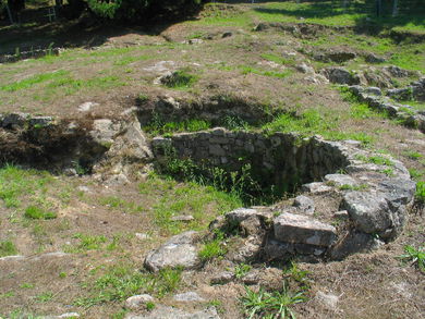 Excavaciones del Castro del parque del Castro.