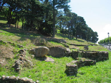 Excavaciones del Castro del parque del Castro.