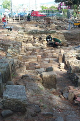 Termas de la villa romana.
-  (Map location). 