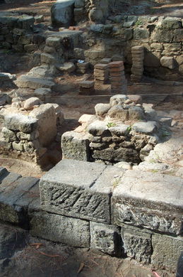 Detalle de la zona de termas.
- (Ver mapa).