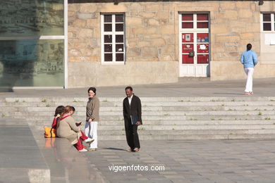 Project Open Vigo to the sea (Guillermo V�zquez Consuegra) (Premio "Architecti" europeo al mejor dise�o urbano de 1995). 