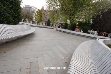 Zona puerto (Vázquez Consuegra). Proyecto abrir Vigo al mar.