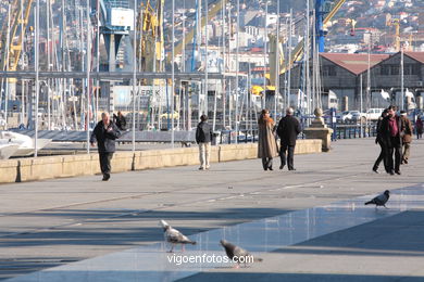 Proyecto "Abrir Vigo al mar" (Guillermo Vázquez Consuegra) (Premio "Architecti" europeo al mejor diseño urbano de 1995).