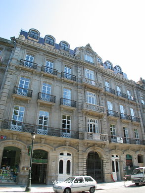 Casa de Prudencio Nandín - Jacobo Estens Romero (1892) (PLAZA COMPOSTELA)
- (Ver mapa).