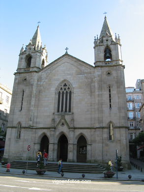 Iglesia Santiago de Vigo  - Manuel Felipe Quintana (1896) (AVDA GARCIA BARBON)
-  (Map location). 