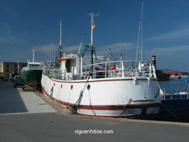 Barcos en el puerto de Vigo. 