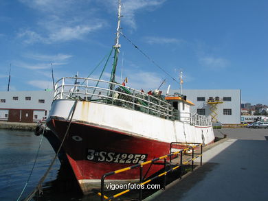 Barcos en el puerto de Vigo. 