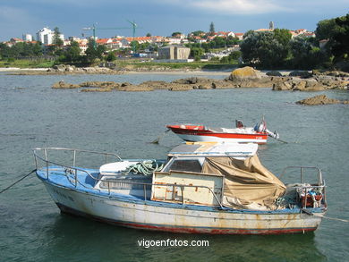 Barcos en el puerto de Vigo. 
