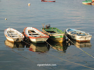 Barcas de remo. 
