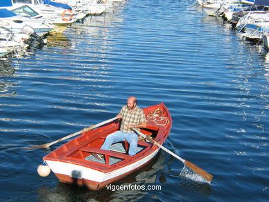 Barcas de remo. 