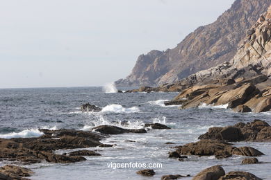 Acantilados de las Islas C�es (Vigo). 