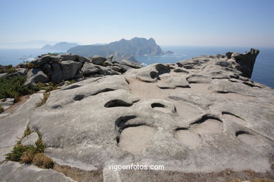 Vistas desde el 'Alto del Pr�ncipe' - Islas C�es (Vigo). 
