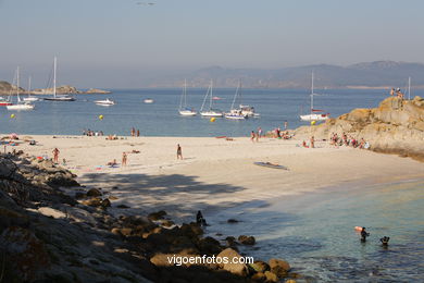 Playa de los Bolos - Islas C�es - Vigo. 
