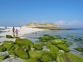 Playa de los Bolos. Playas de las Islas C�es. 