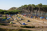 Camping de C�es. Paisajes de las islas C�es. 