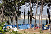 Camping de C�es. Paisajes de las islas C�es. 