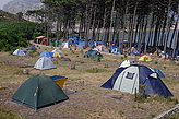 Camping de C�es. Paisajes de las islas C�es. 
