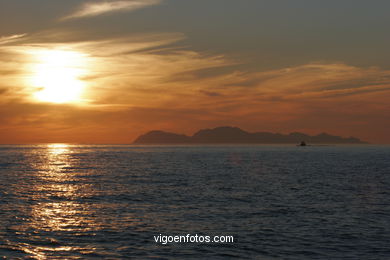 Vistas de las Islas C�es desde el mar. 