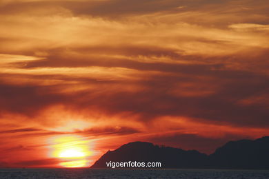 Las Islas Cíes desde el mar