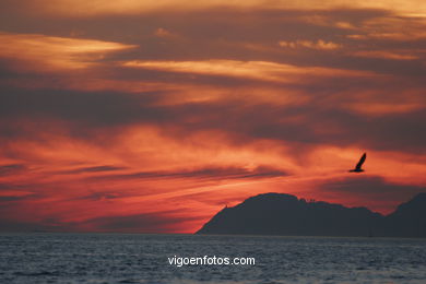 Vistas de las Islas C�es desde el mar. 