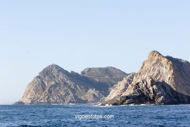 Vistas de las Islas C�es desde el mar. 