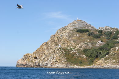 Vistas de las Islas C�es desde el mar. 
