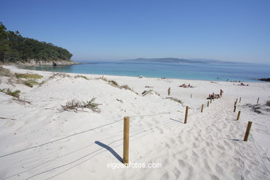 Playa Figueras o de los Alemanes - Islas Cíes - Vigo.