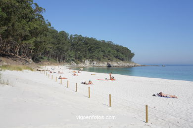 Playa Figueras o de los Alemanes - Islas C�es - Vigo. 