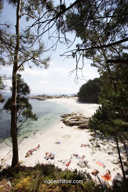 Playa Figueras o de los Alemanes - Islas C�es - Vigo. 
