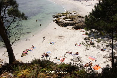 Playa Figueras o de los Alemanes - Islas C�es - Vigo. 