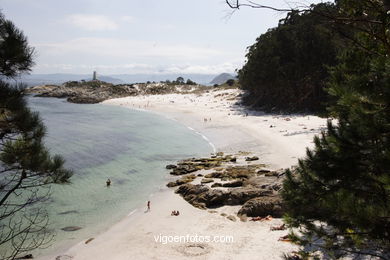 Playa Figueras o de los Alemanes - Islas C�es - Vigo. 