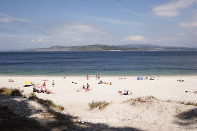 Playa Figueras o de los Alemanes - Islas Cíes - Vigo.