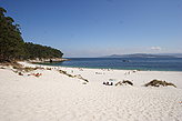 Playa Figueiras (Alemanes). Playas de las Islas Cíes.