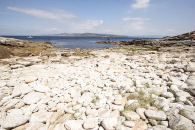 Litoral rocoso de las Islas Cíes (Vigo).