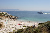 Playa de Mixueiro. Playas de las Islas C�es. 