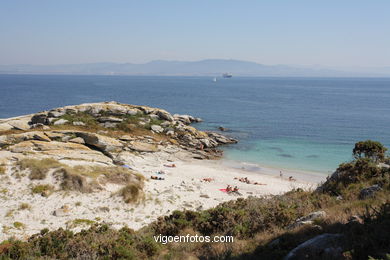 Playa Mixueiro - Islas C�es - Vigo. 