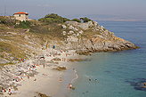 Beach of our lady. Beaches of cies the islands . 