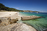 Praia de San Marti�o. Praias das Ilhas C�es. 