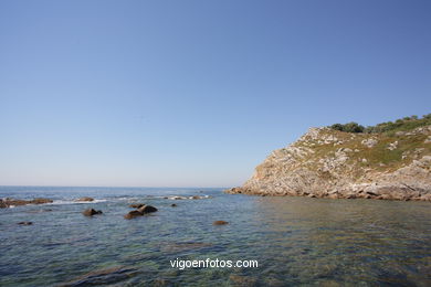 Vistas de las Islas C�es (Vigo). 