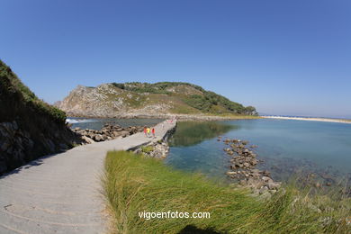 Vistas de las Islas C�es (Vigo). 